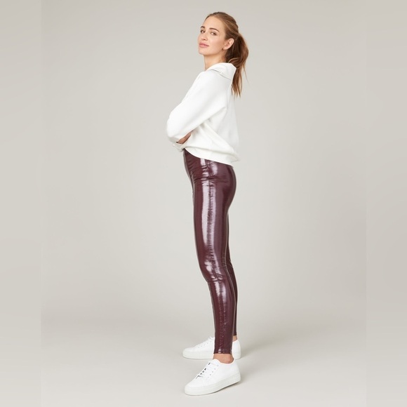 Spanx Faux Patent Leather Leggings size S - Picture 7 of 13
